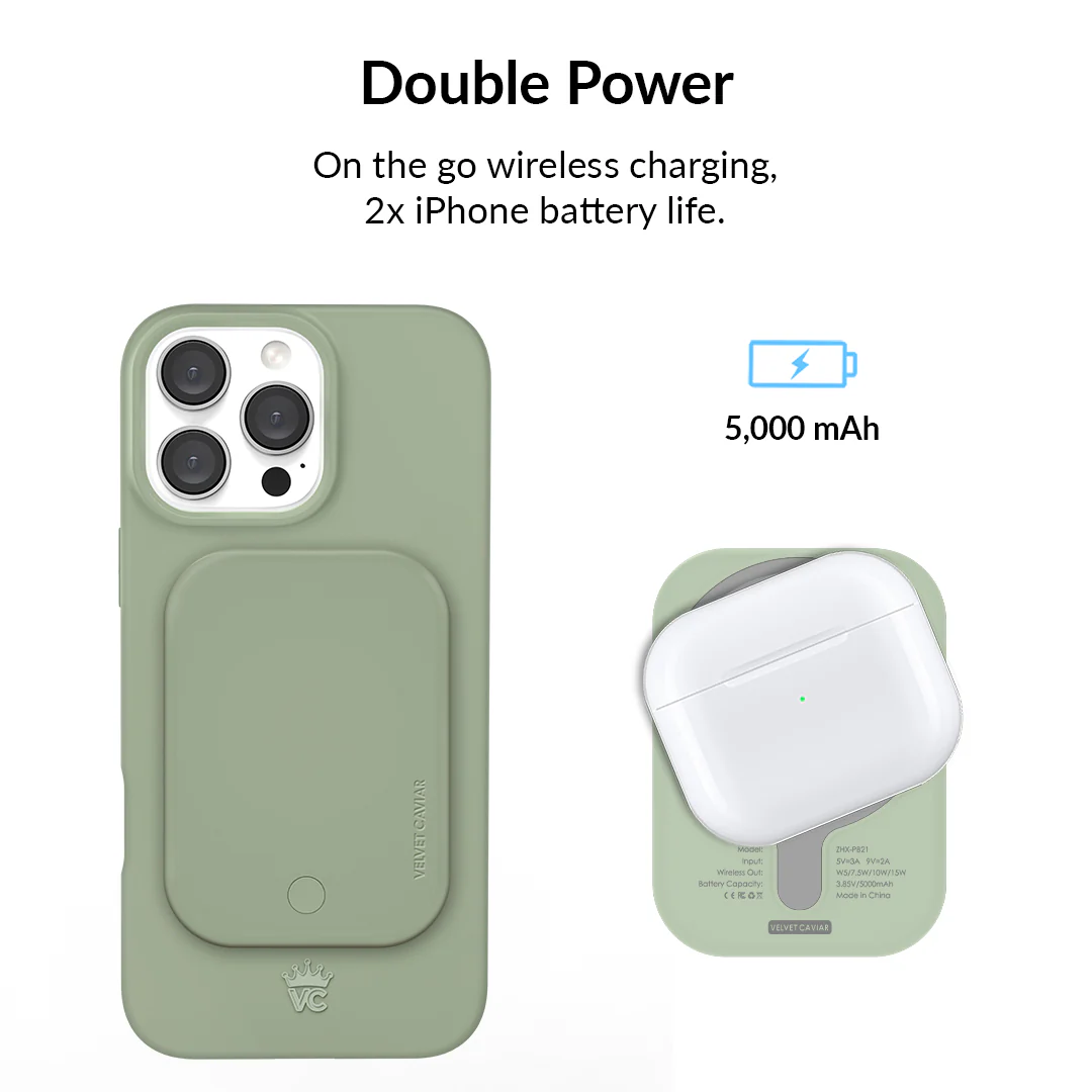 Smoky Sage MagSafe Battery Power Pack - Image 3