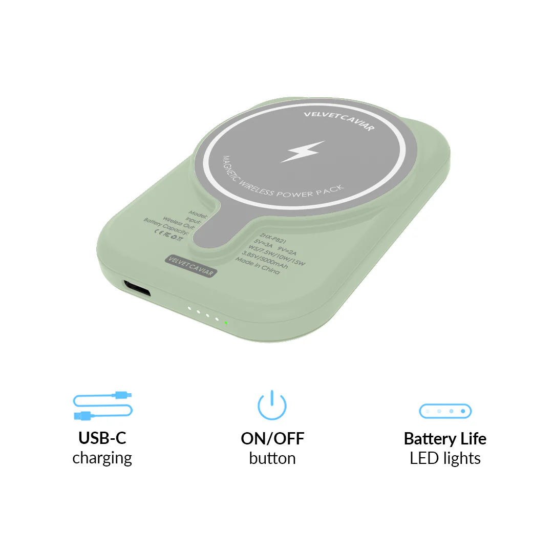 Smoky Sage MagSafe Battery Power Pack - Image 6