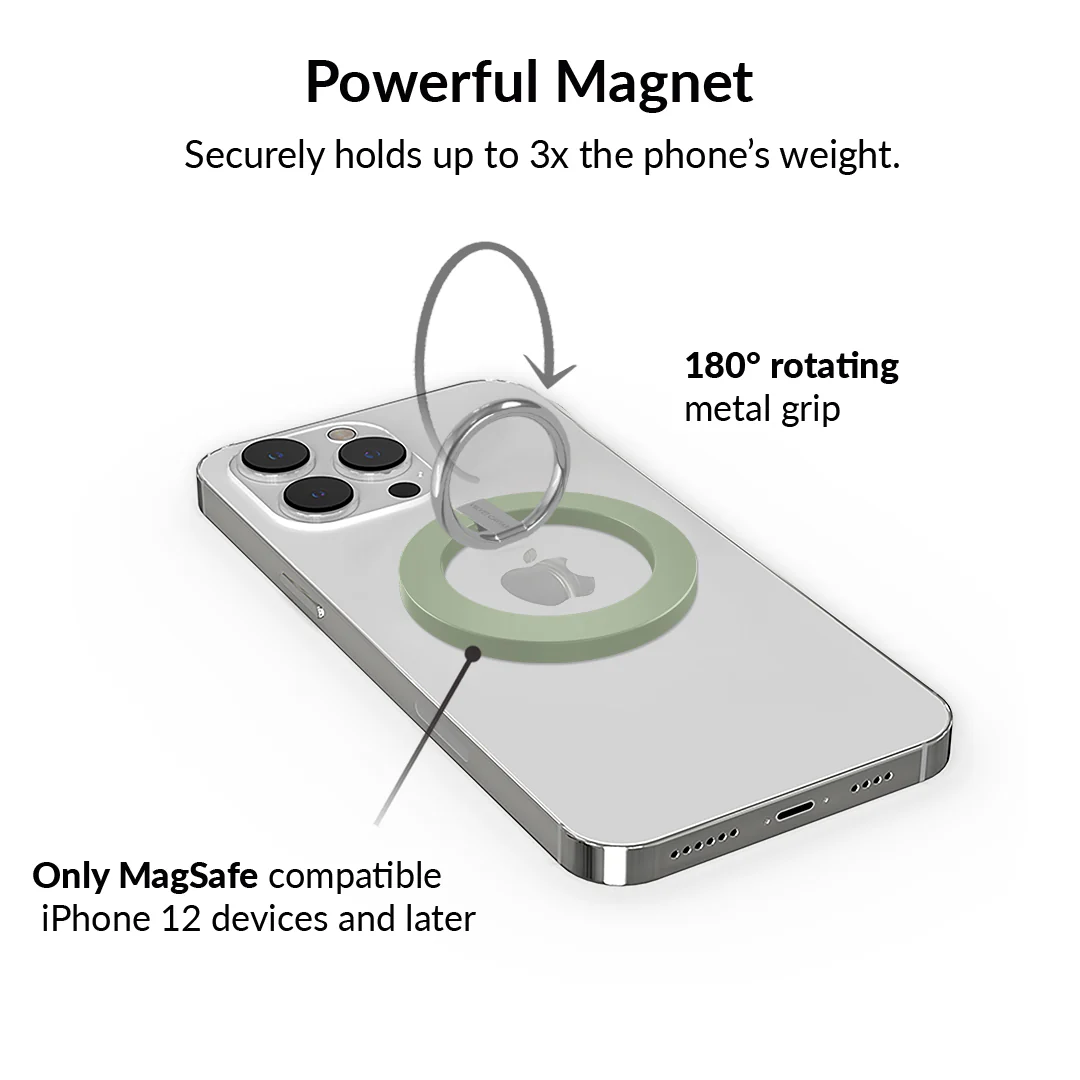 Smoky Sage MagSafe Grip Ring - Image 3