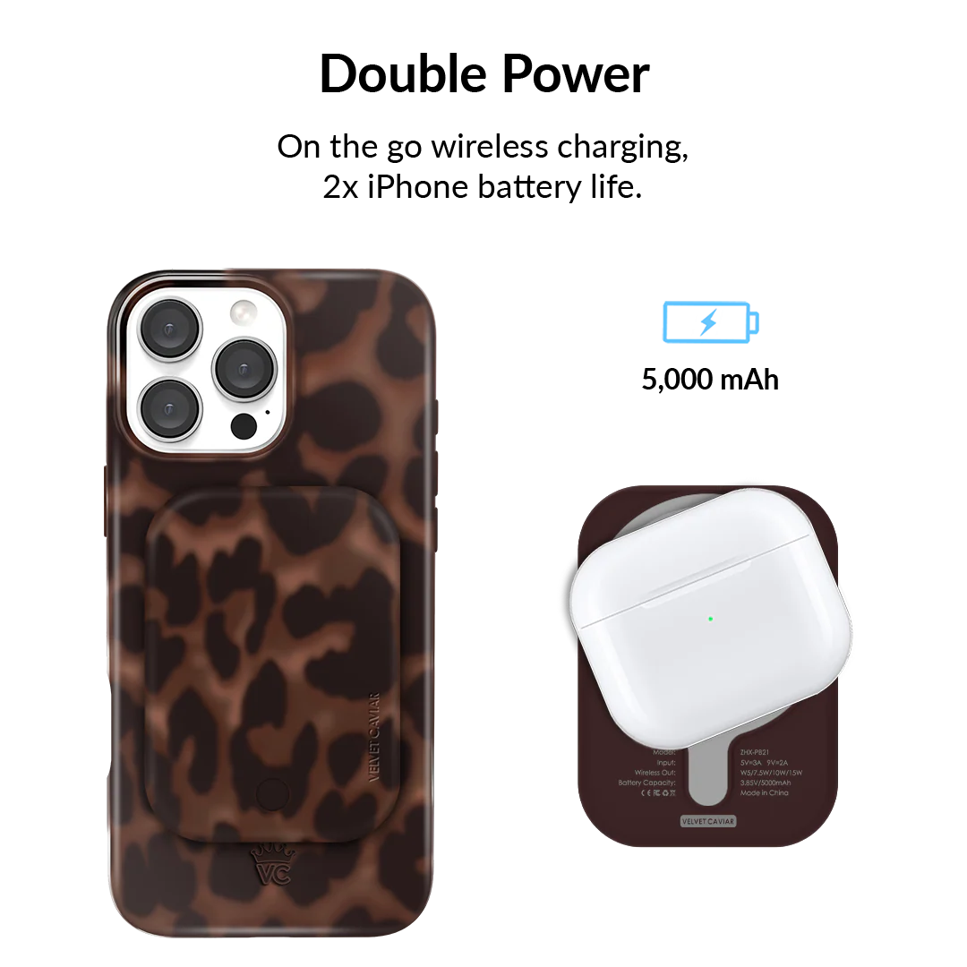 It Girl Leopard MagSafe Battery Power Pack - Image 3