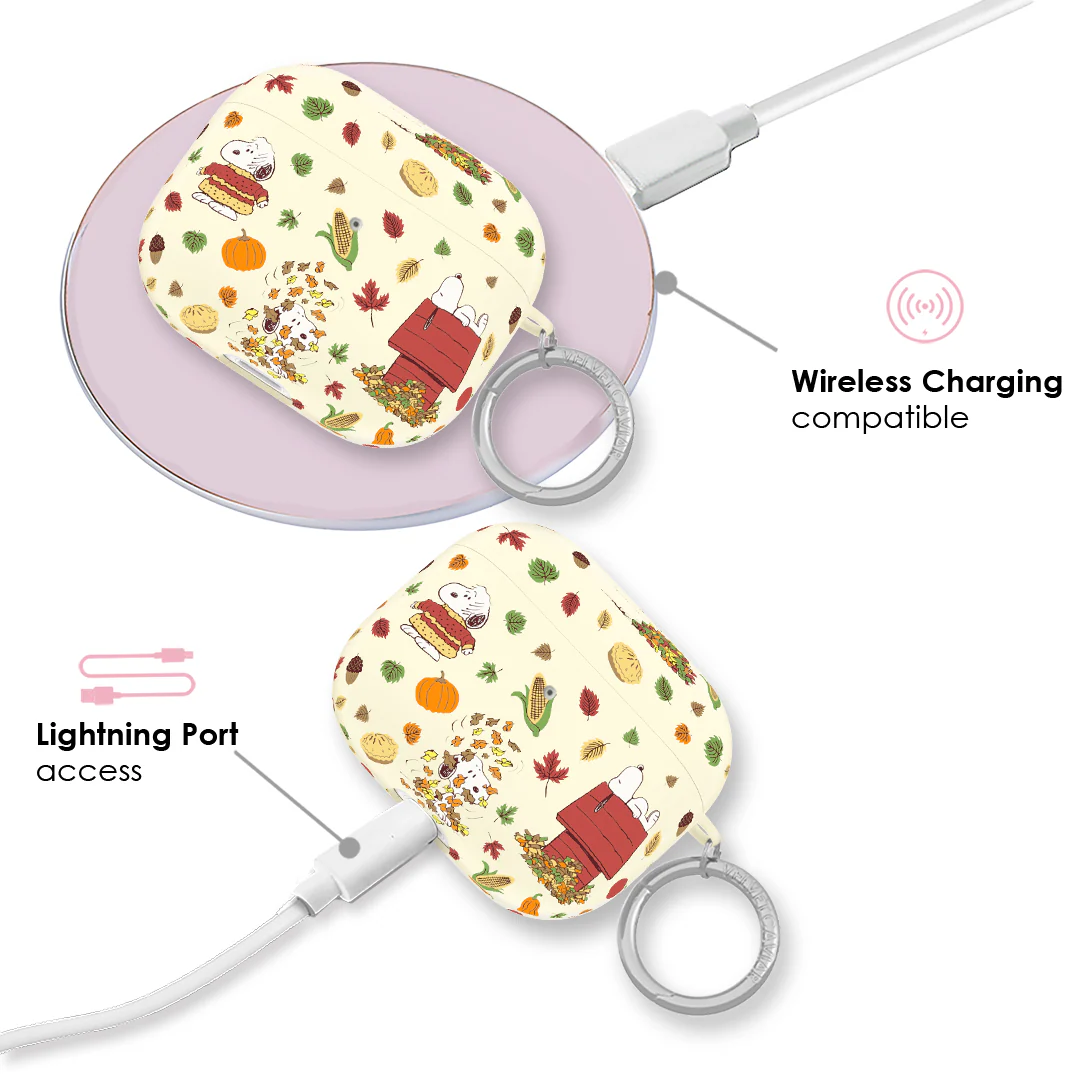 Snoopy Autumn Leaves AirPod Case - Image 14