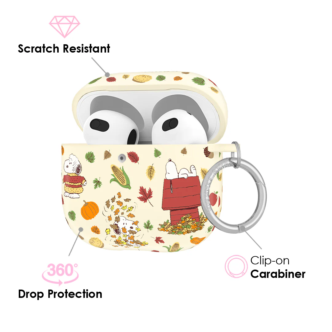 Snoopy Autumn Leaves AirPod Case - Image 18
