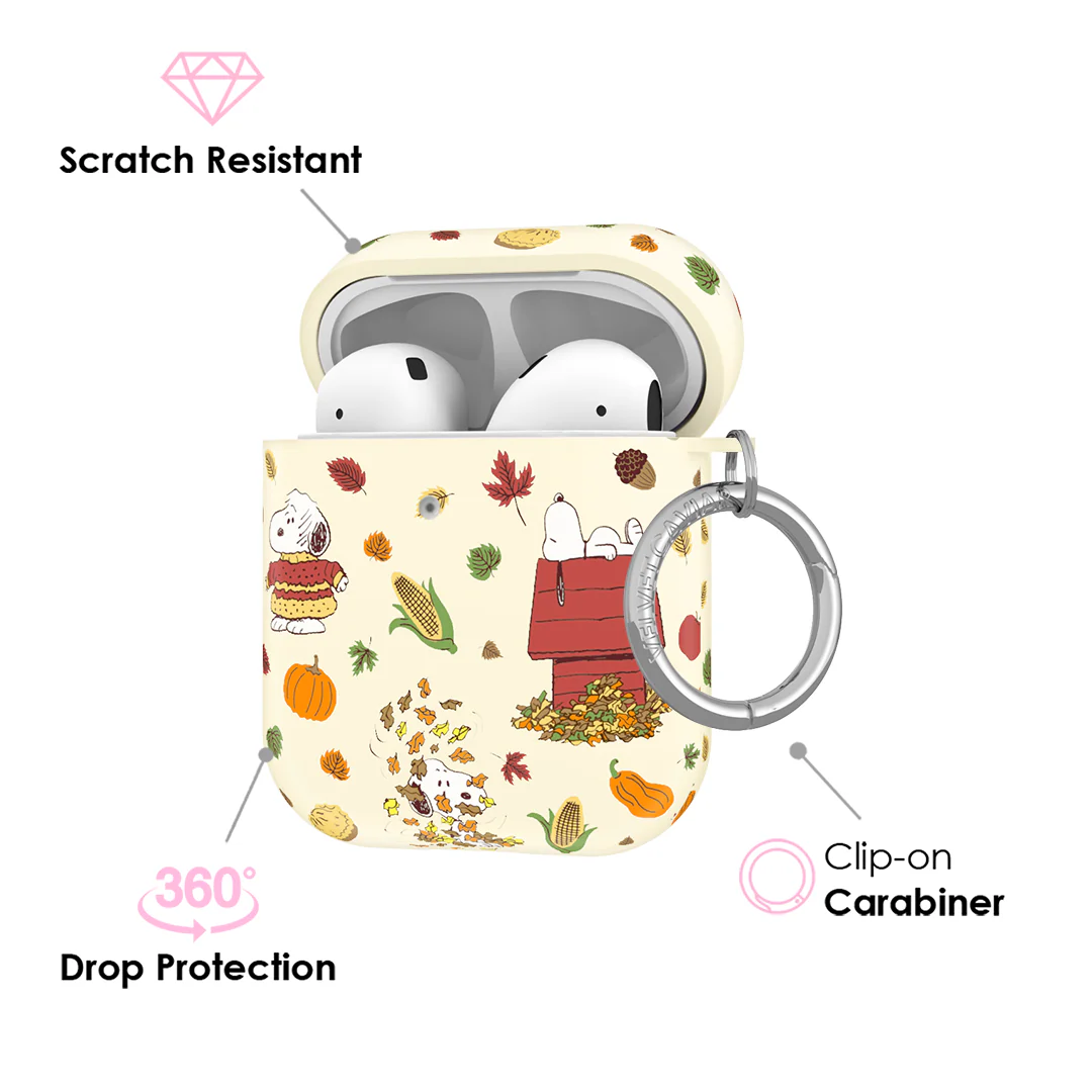 Snoopy Autumn Leaves AirPod Case - Image 3
