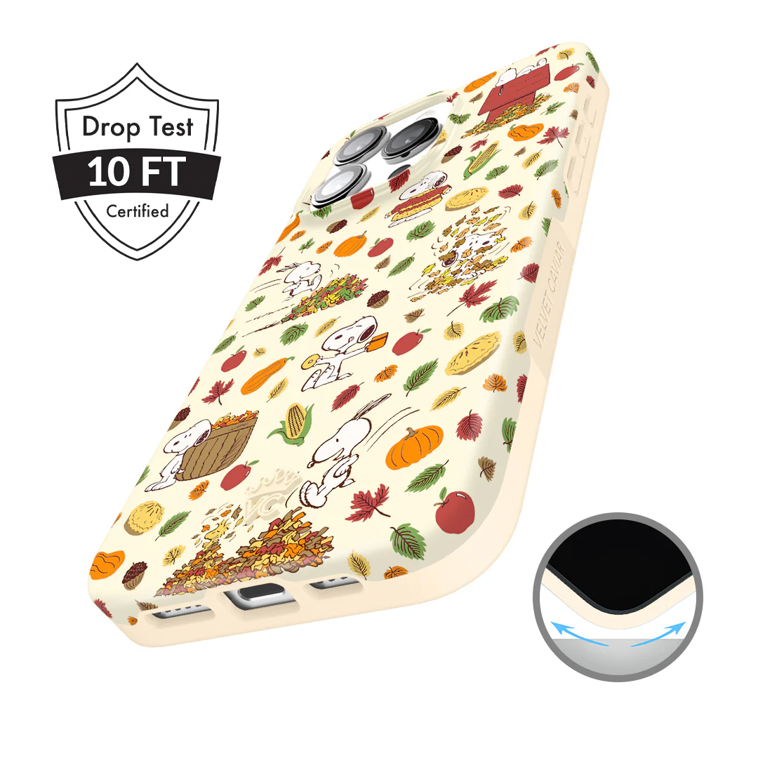 Snoopy Autumn Leaves iPhone Case - Image 34
