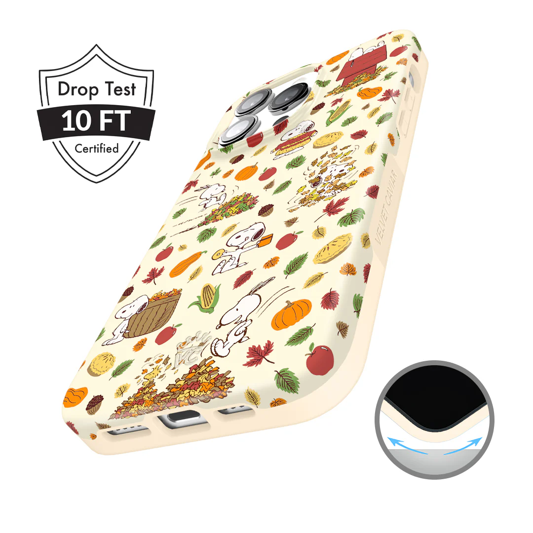 Snoopy Autumn Leaves iPhone Case - Image 64