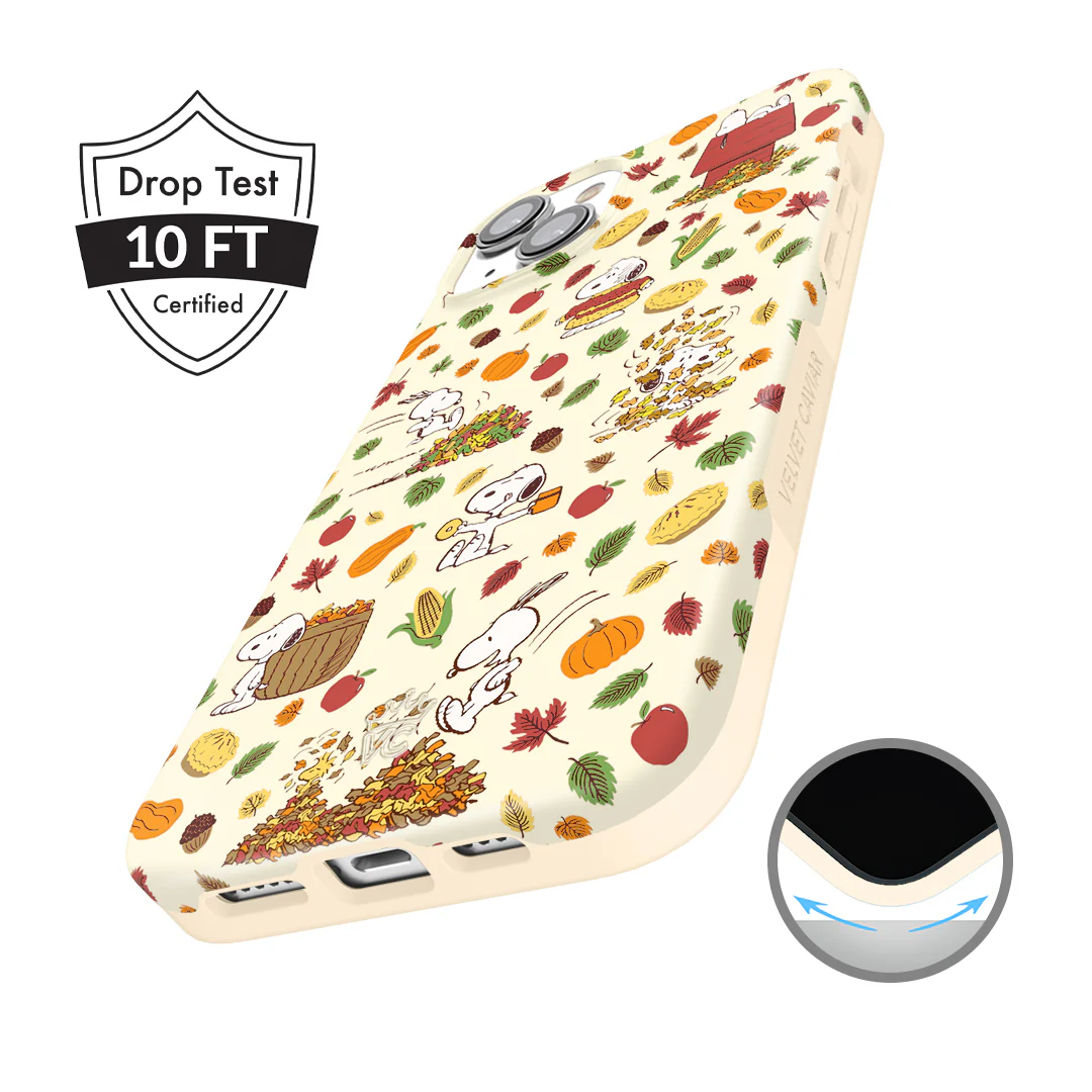 Snoopy Autumn Leaves iPhone Case - Image 74