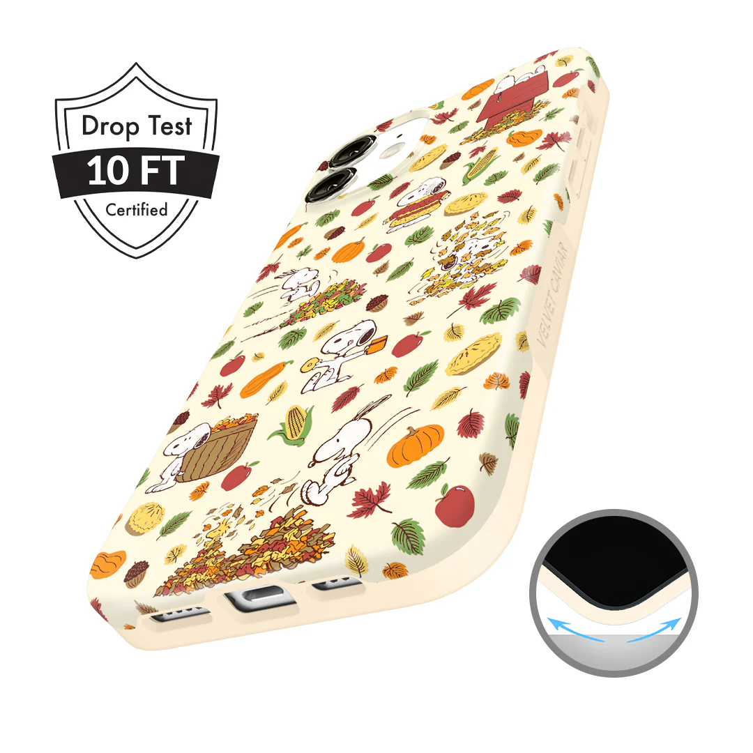 Snoopy Autumn Leaves iPhone Case - Image 89