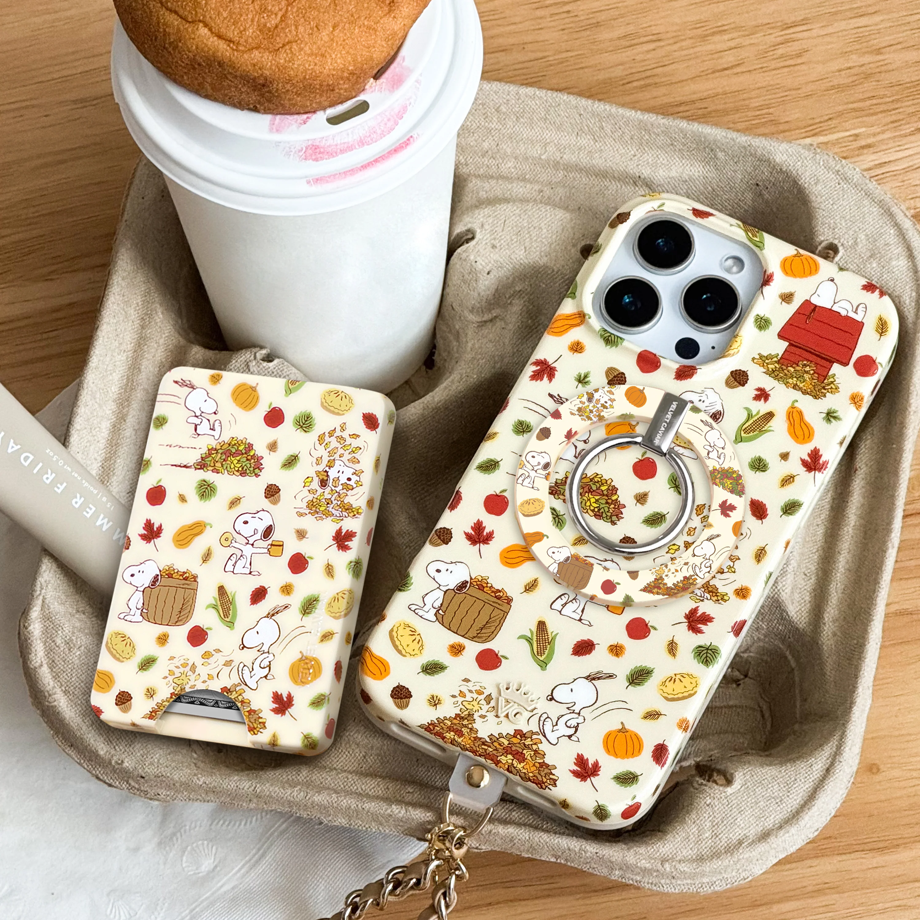 Snoopy Autumn Leaves MagSafe Grip Ring - Image 6