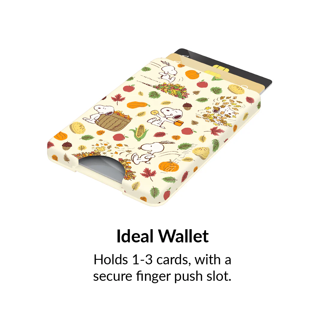 Snoopy Autumn Leaves MagSafe Wallet - Image 3