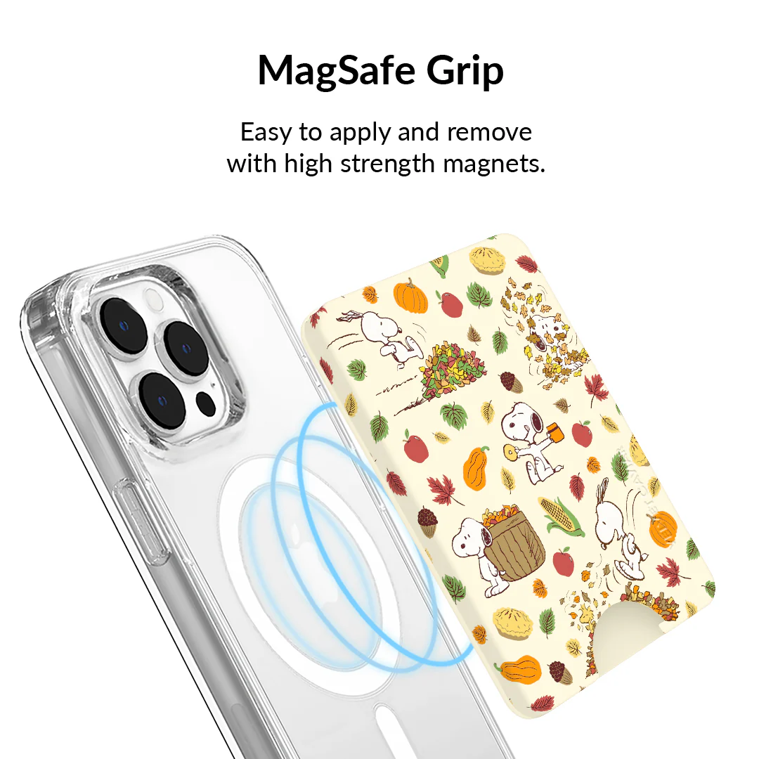 Snoopy Autumn Leaves MagSafe Wallet - Image 4