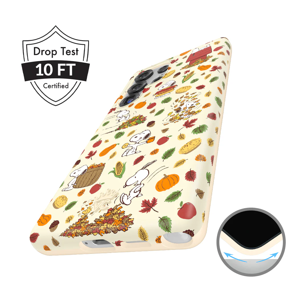 Snoopy Autumn Leaves Samsung Case - Image 14