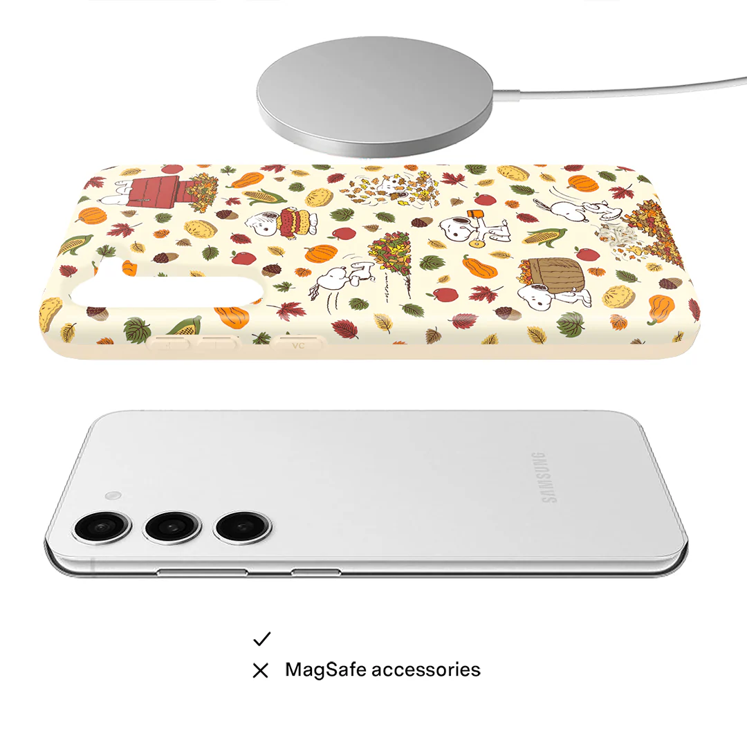 Snoopy Autumn Leaves Samsung Case - Image 38