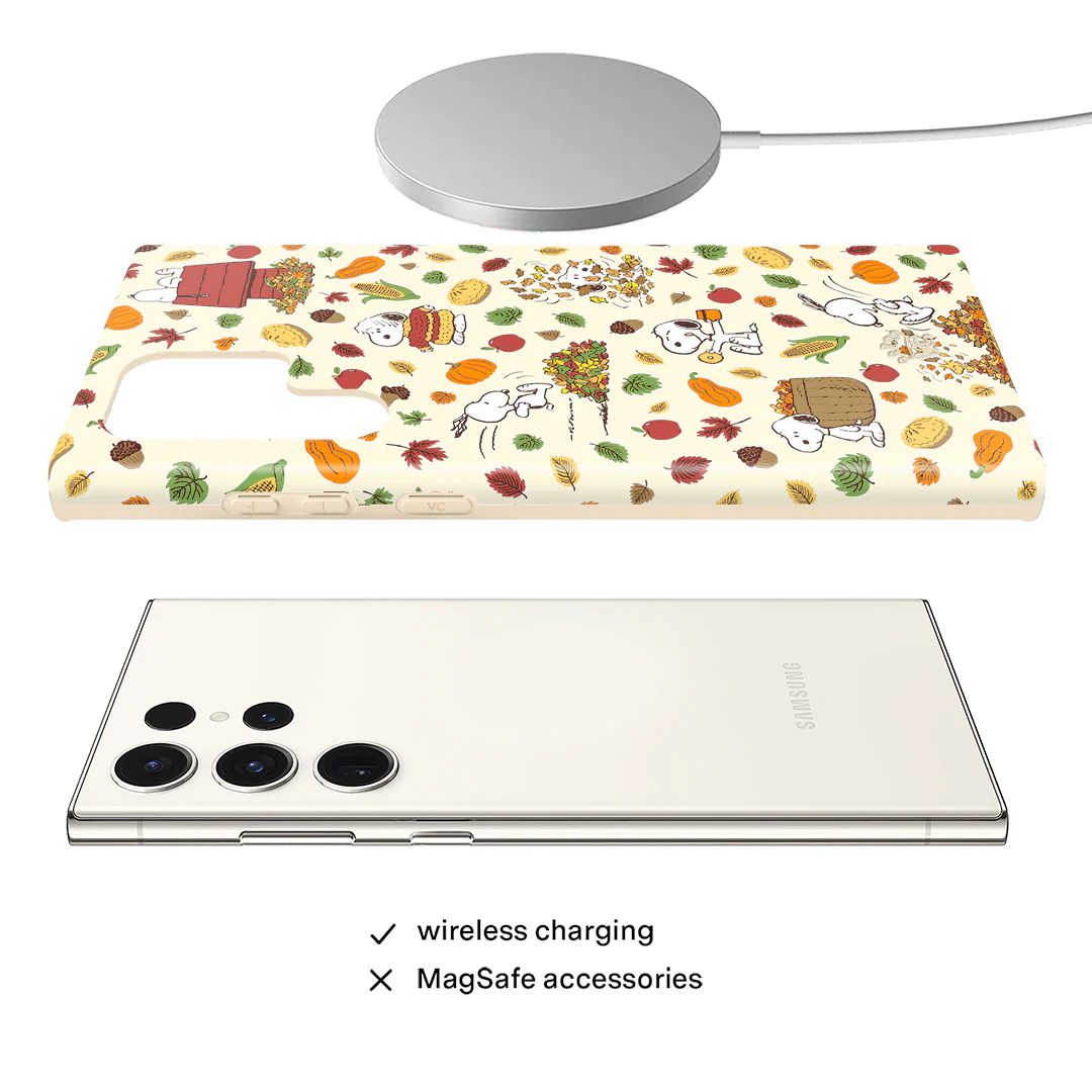 Snoopy Autumn Leaves Samsung Case - Image 43