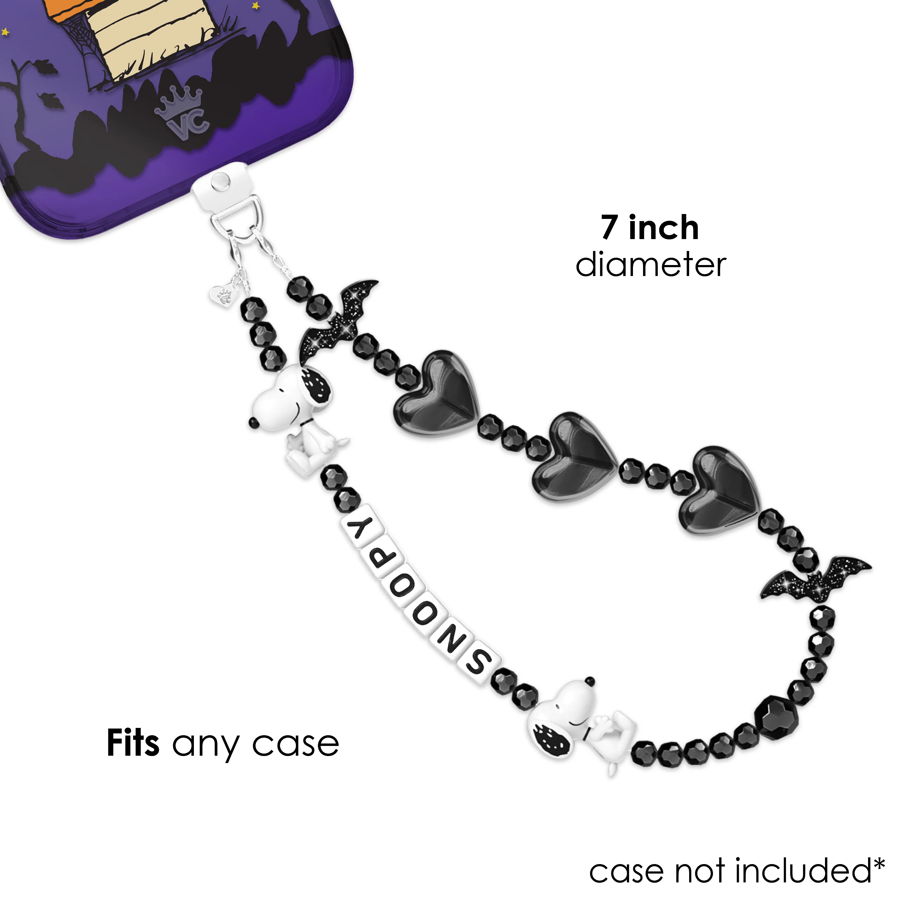 Snoopy Spooky Phone Charm  - Image 4