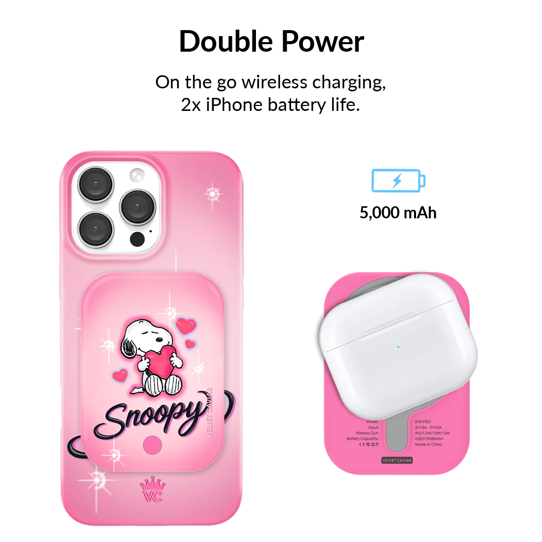 Snoopy Be Mine MagSafe Battery Power Pack - Image 3