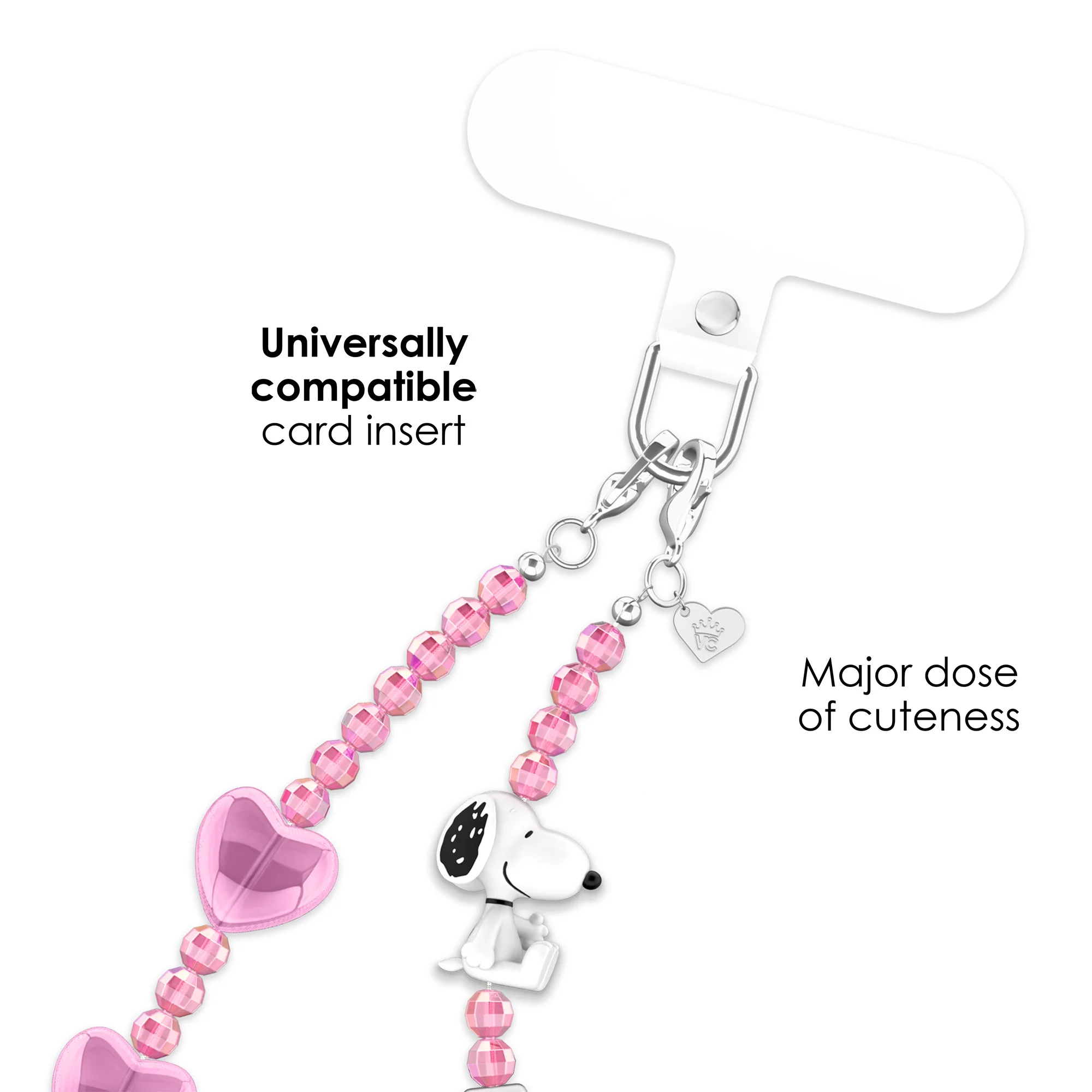 Snoopy Be Mine Phone Charm - Image 3