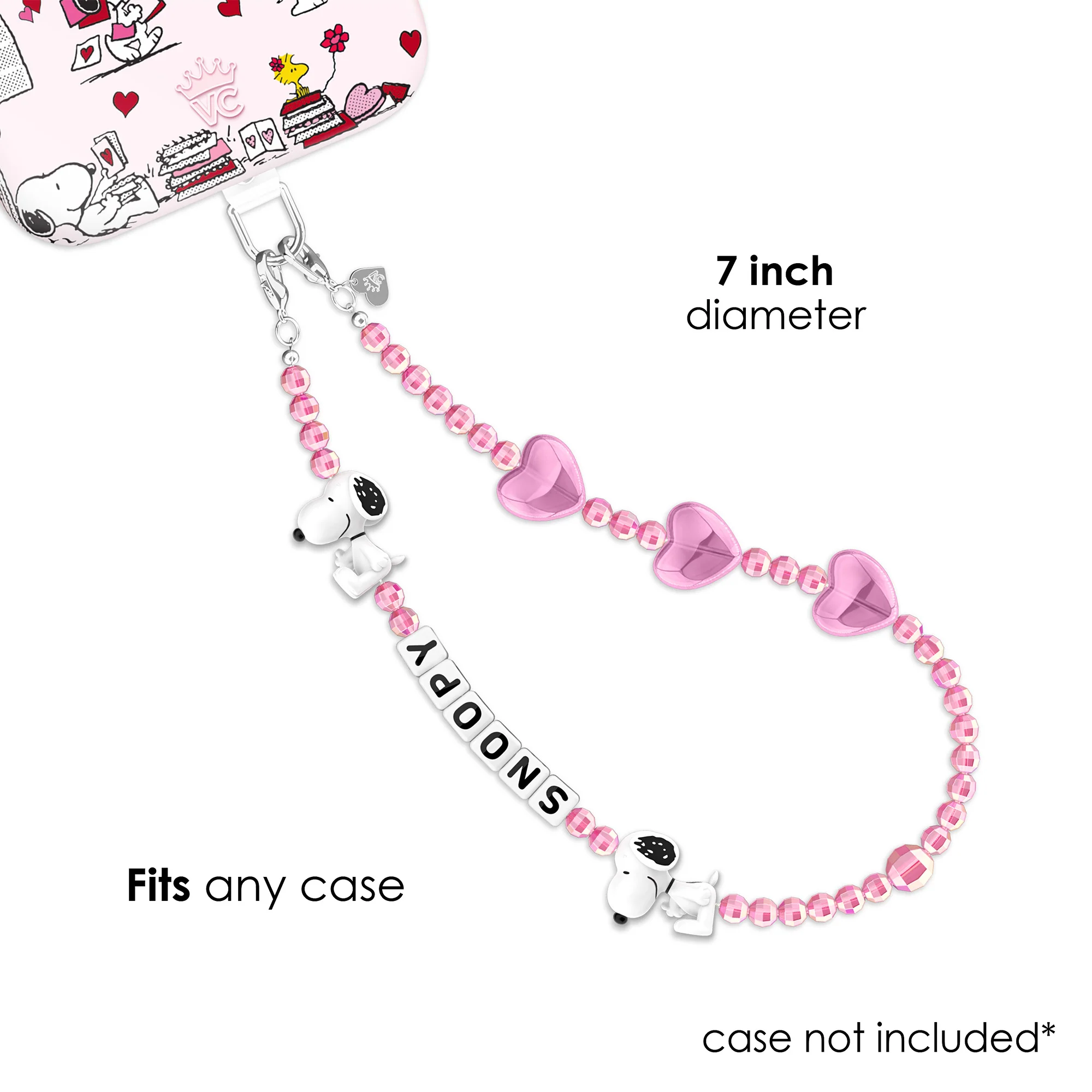 Snoopy Be Mine Phone Charm - Image 4