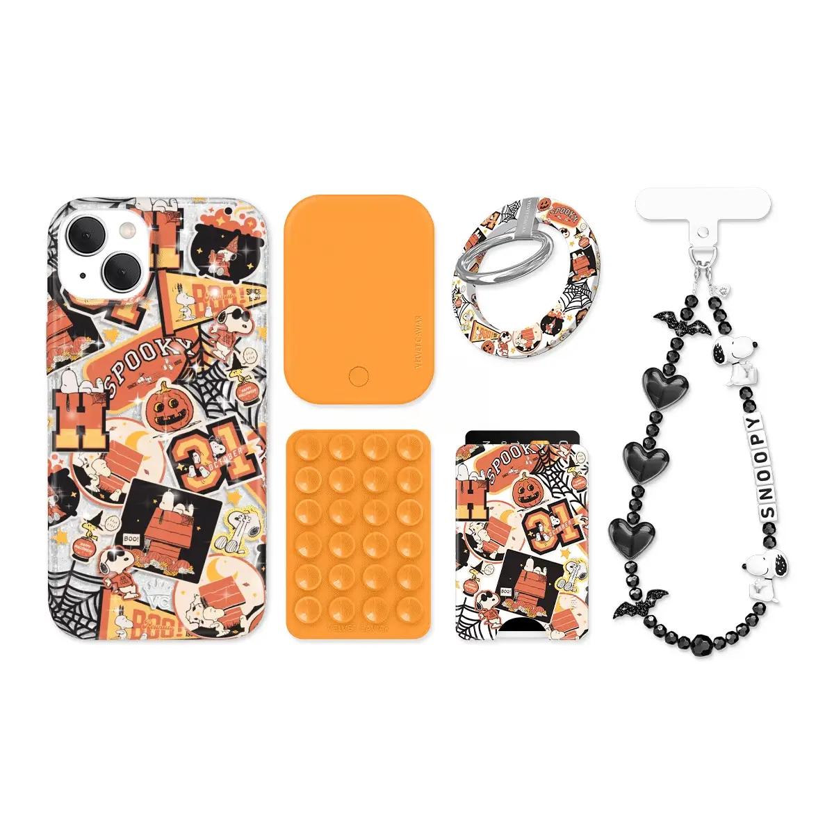 Snoopy Halloween Varsity Glitter iPhone Bundle Set - Image 12