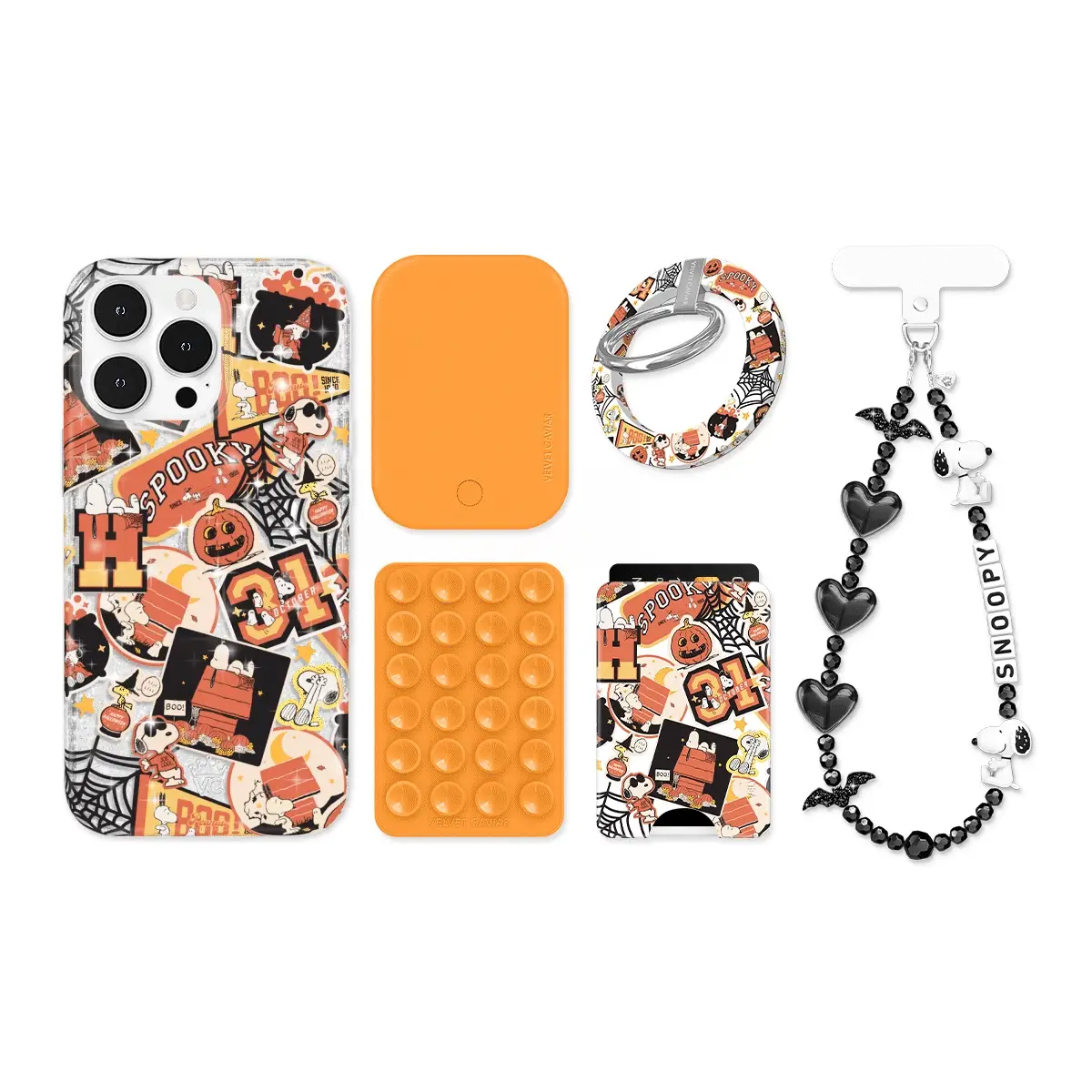Snoopy Halloween Varsity Glitter iPhone Bundle Set - Image 14