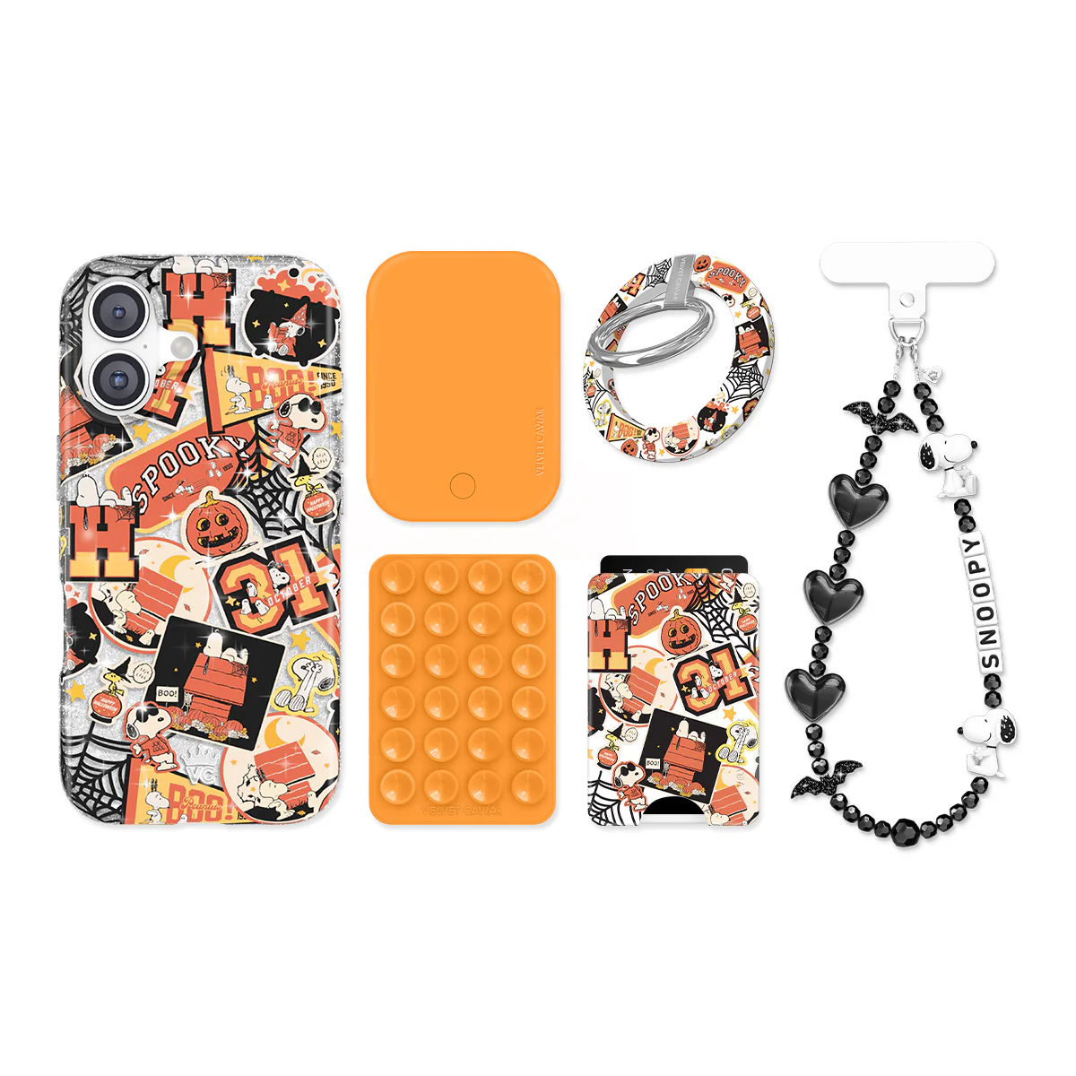 Snoopy Halloween Varsity Glitter iPhone Bundle Set - Image 2