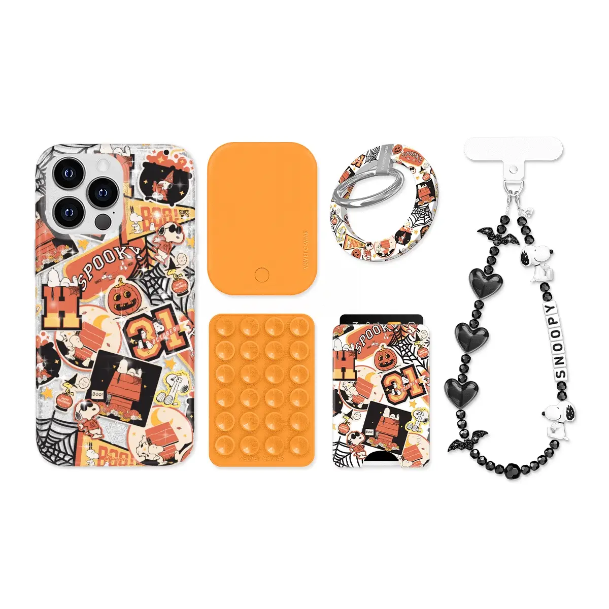 Snoopy Halloween Varsity Glitter iPhone Bundle Set - Image 20