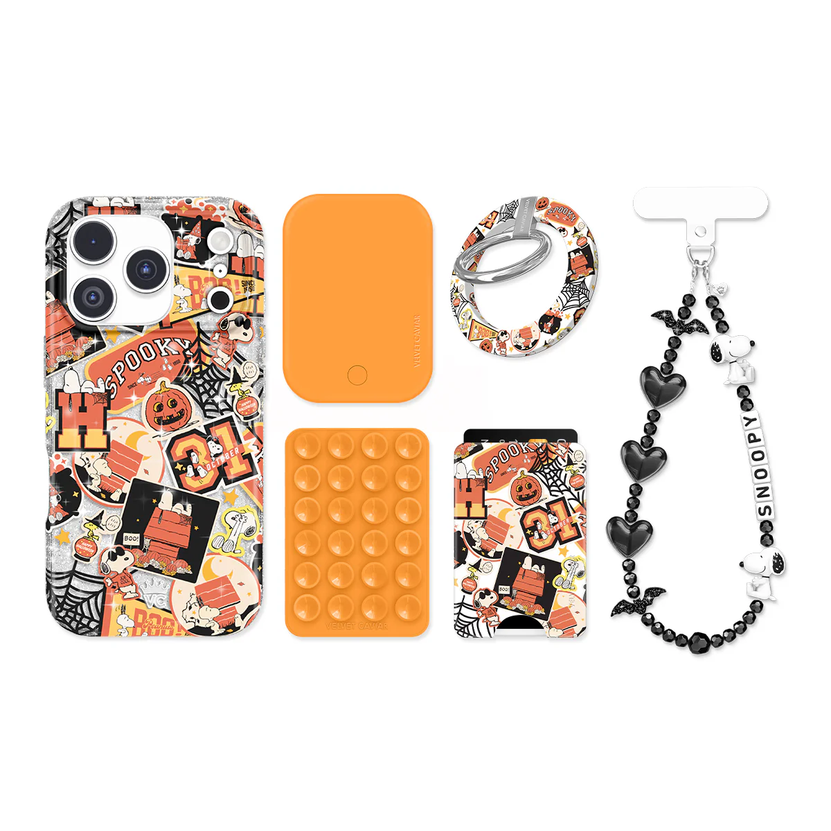 Snoopy Halloween Varsity Glitter iPhone Bundle Set - Image 3