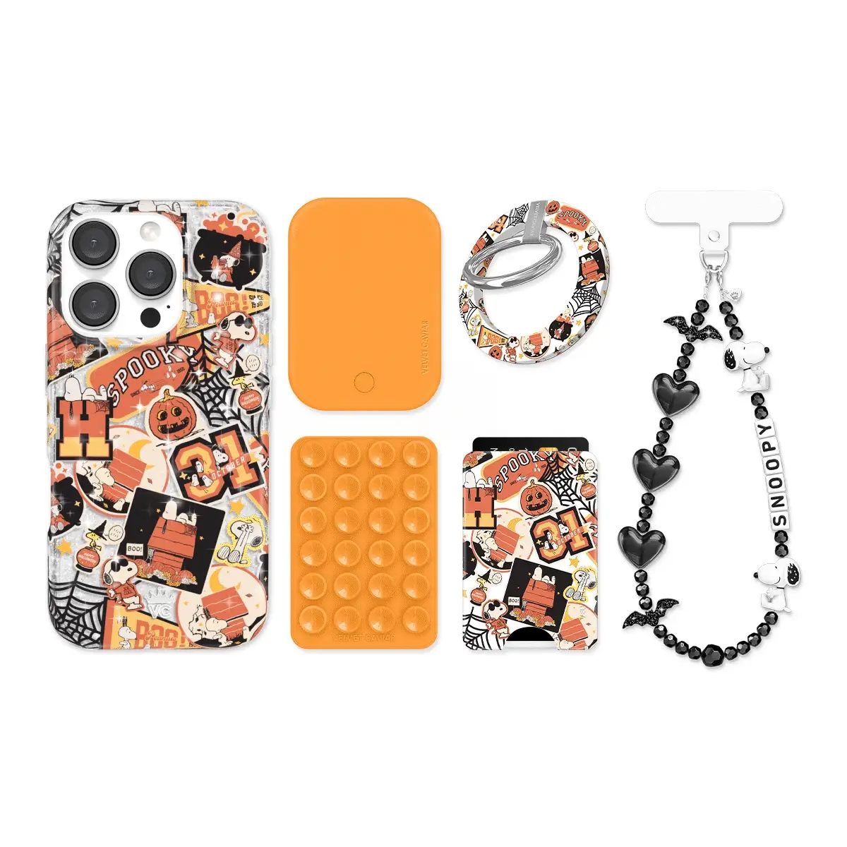 Snoopy Halloween Varsity Glitter iPhone Bundle Set - Image 7
