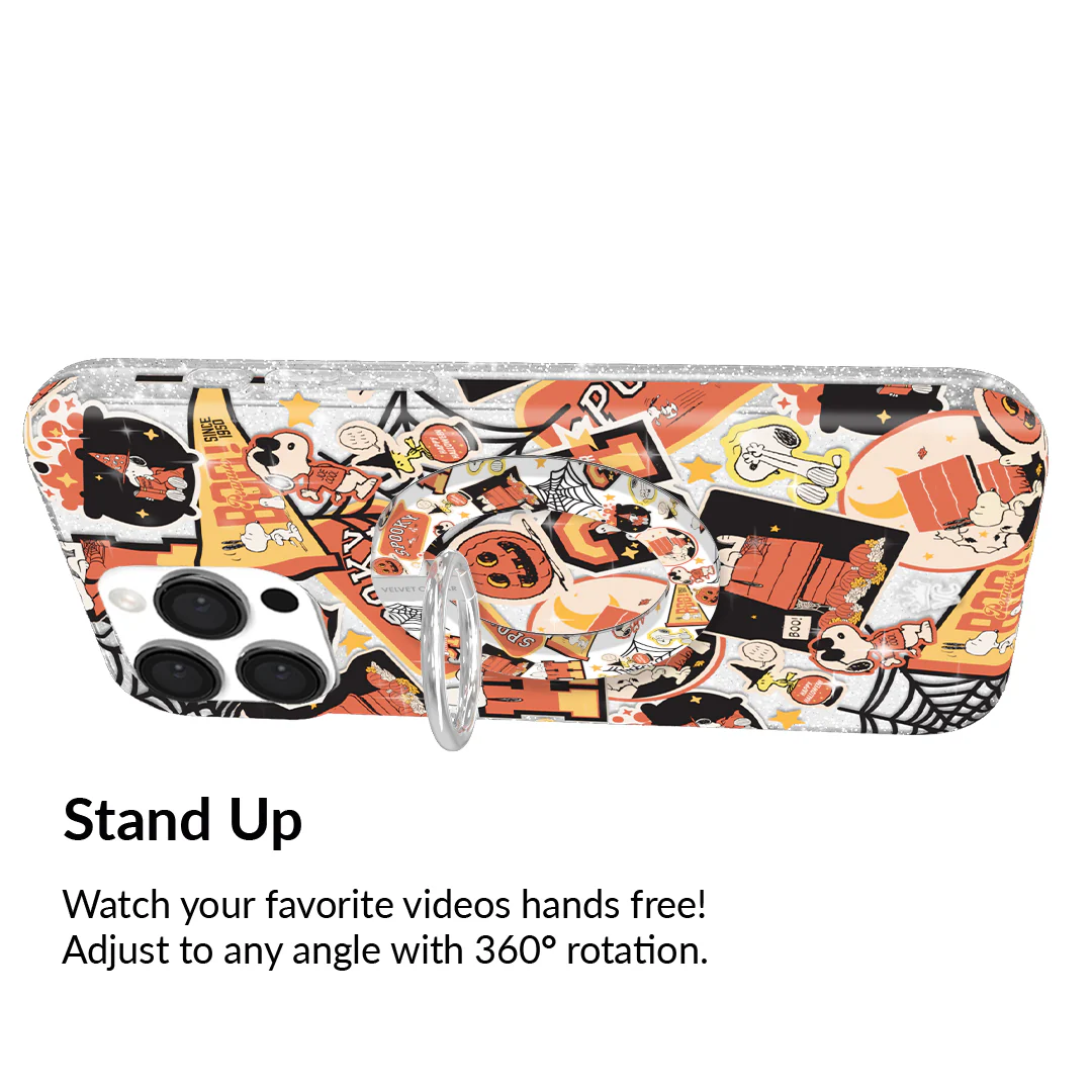 Snoopy Halloween Varsity MagSafe Grip Ring - Image 4