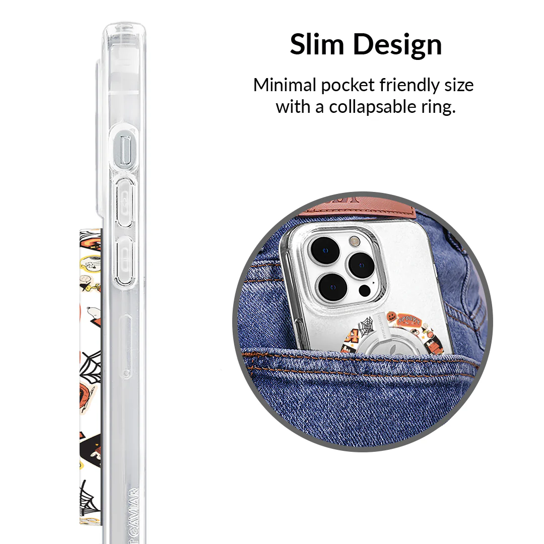 Snoopy Halloween Varsity MagSafe Grip Ring - Image 5