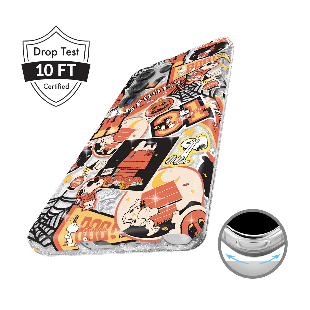 Snoopy Halloween Varsity Glitter Samsung Case - Image 14