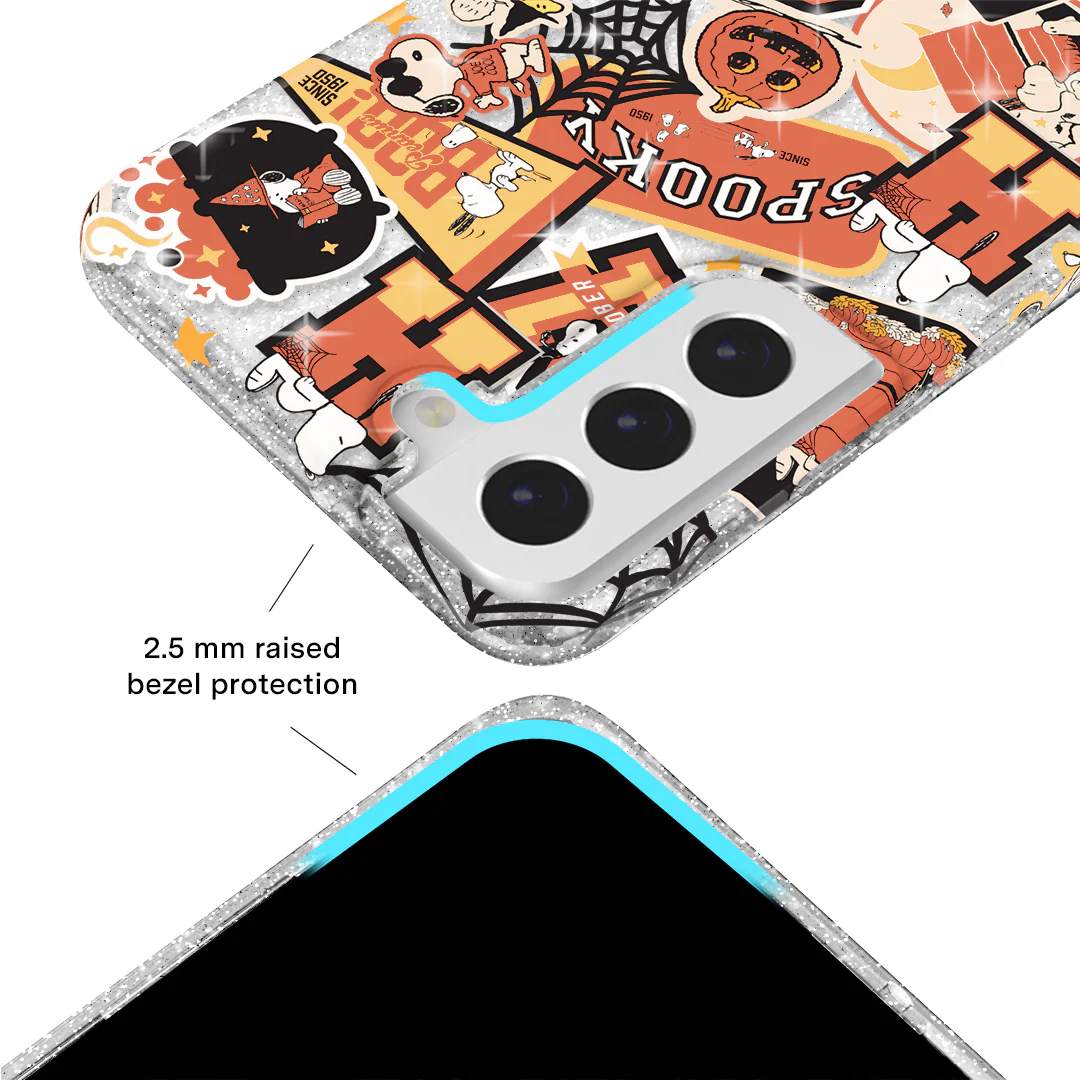 Snoopy Halloween Varsity Glitter Samsung Case - Image 52