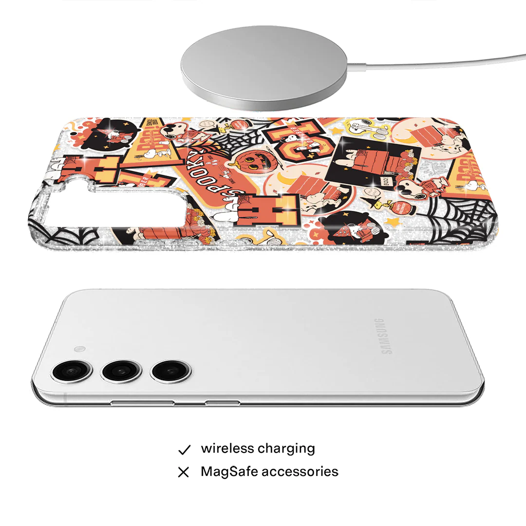 Snoopy Halloween Varsity Glitter Samsung Case - Image 53