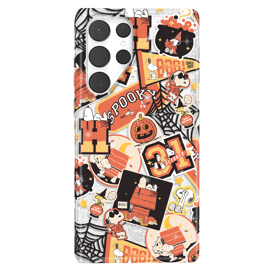 Snoopy Halloween Varsity Glitter Samsung Case - Image 56