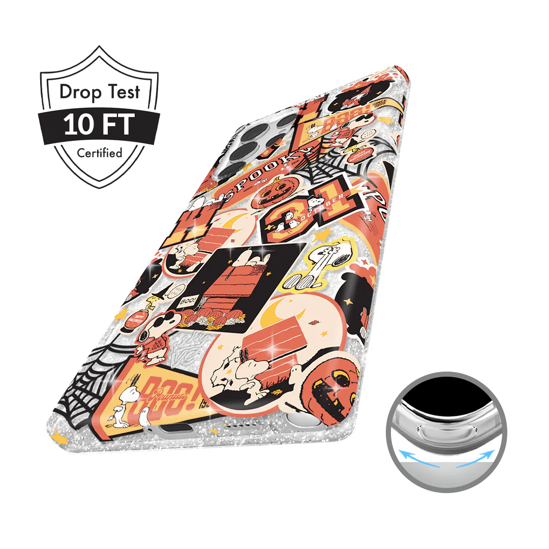 Snoopy Halloween Varsity Glitter Samsung Case - Image 59
