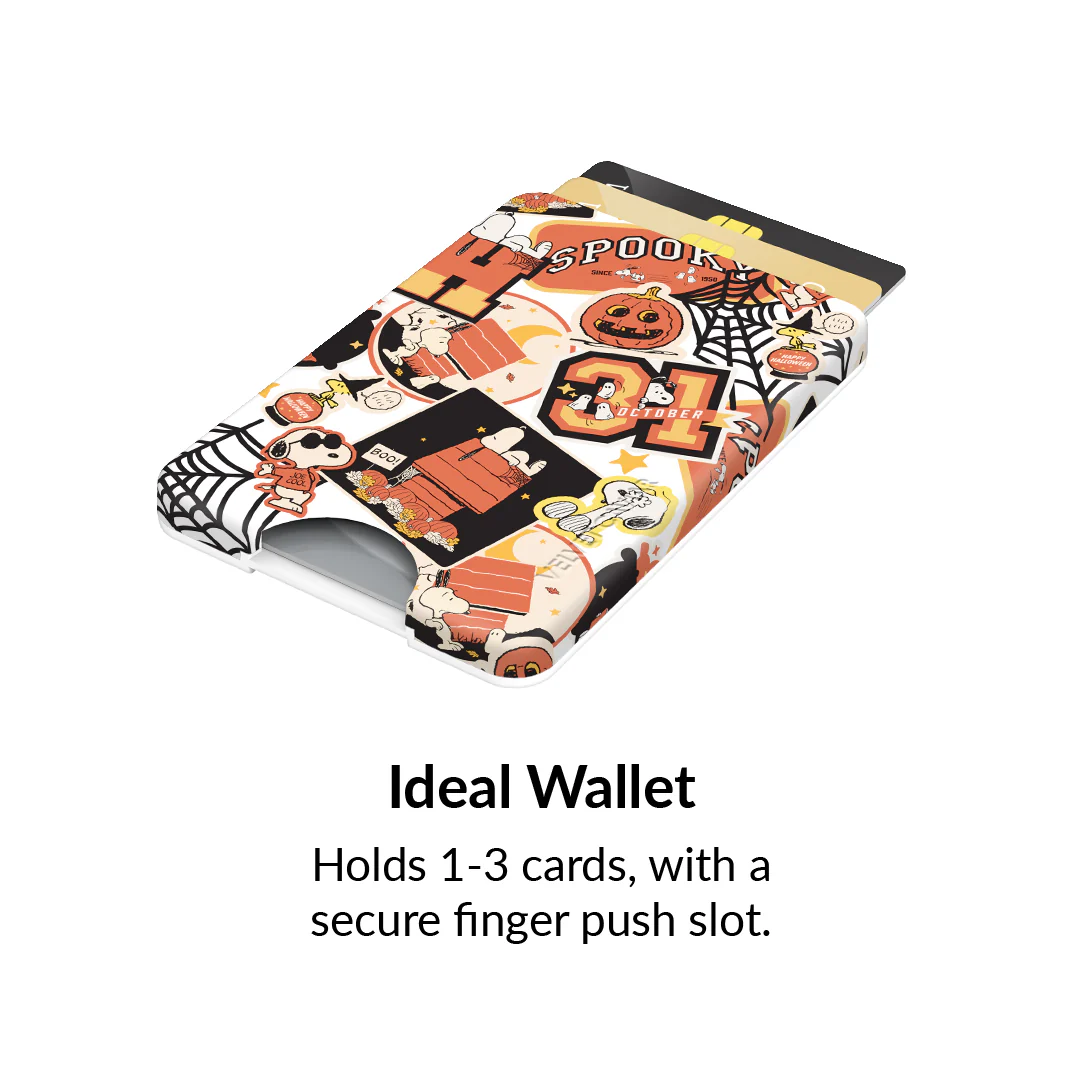 Snoopy Halloween Varsity MagSafe Wallet - Image 3