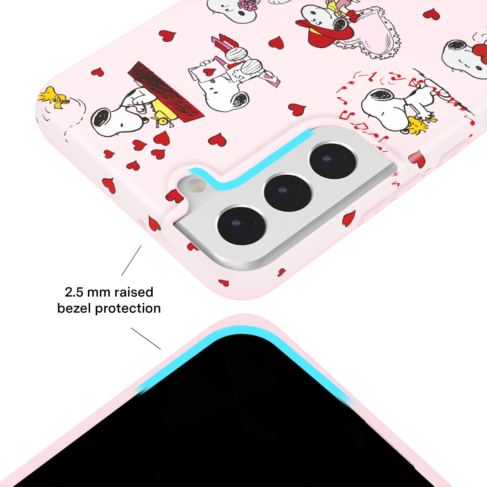 Snoopy Lovely Moods Samsung Case - Image 3