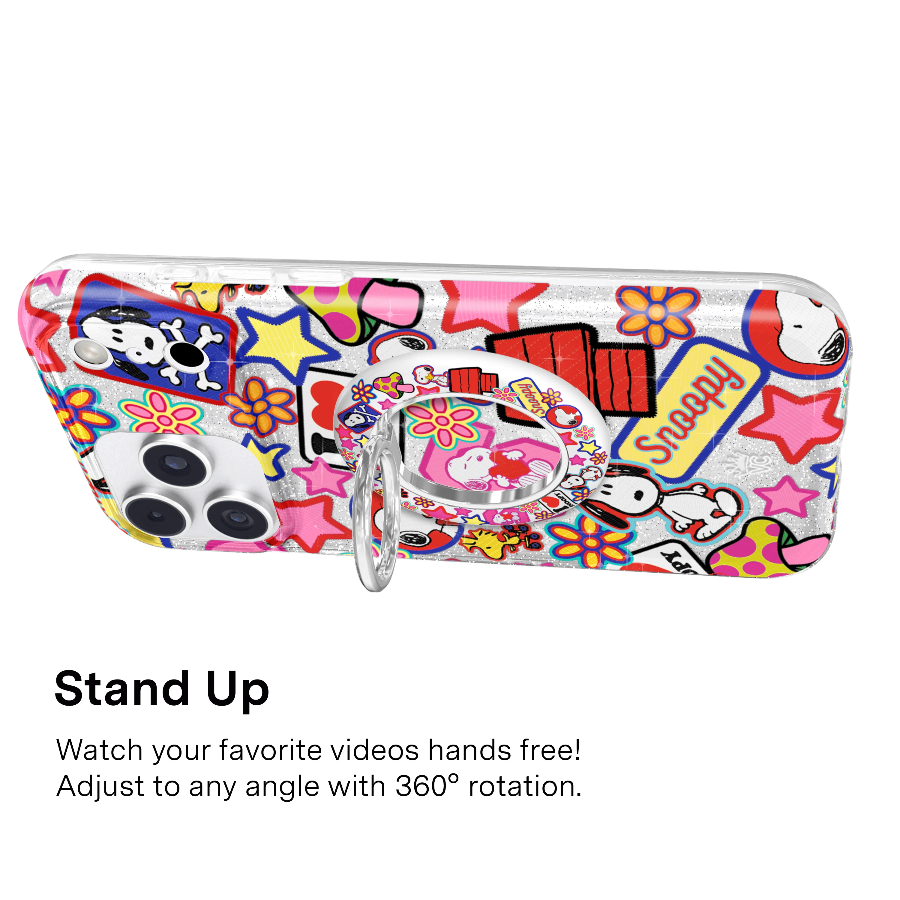 Snoopy Patchwork MagSafe Grip Ring - Image 4