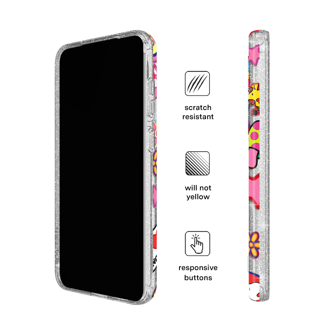 Snoopy Patchwork Glitter Samsung Case - Image 49