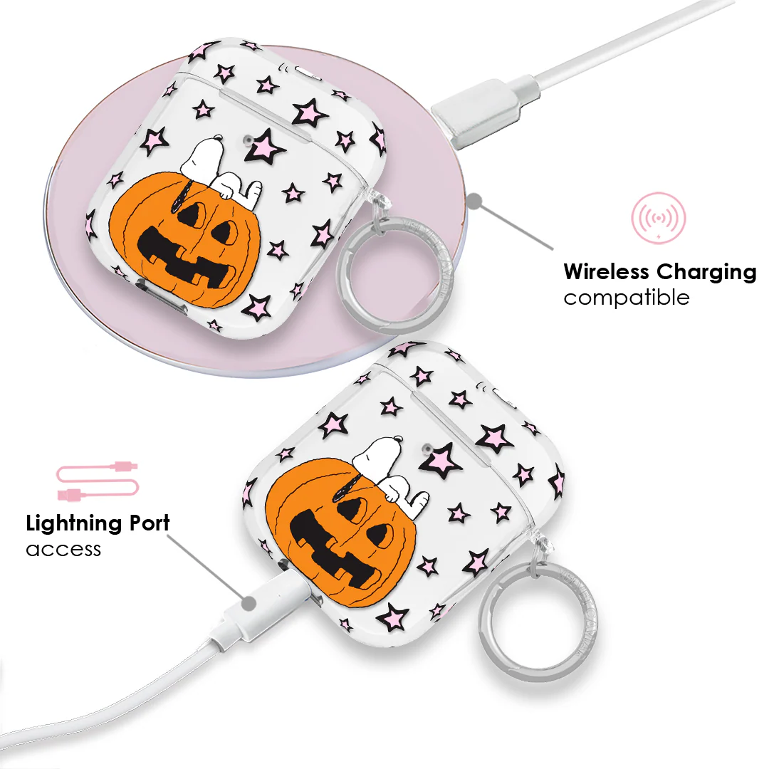 Snoopy Pumpkin AirPod Case - Image 4