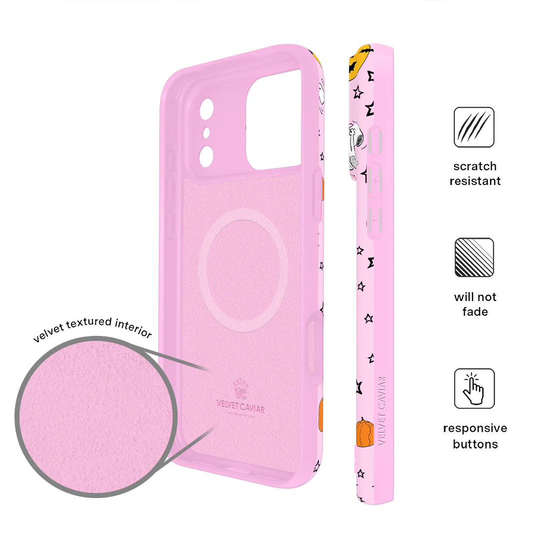 Snoopy Pink Pumpkins iPhone Case - Image 100