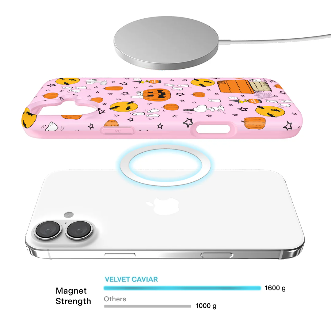 Snoopy Pink Pumpkins iPhone Case - Image 18