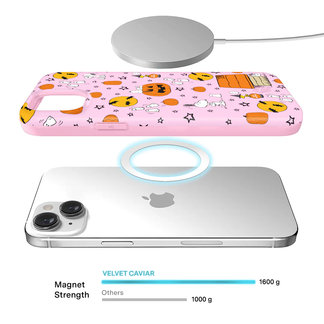 Snoopy Pink Pumpkins iPhone Case - Image 48