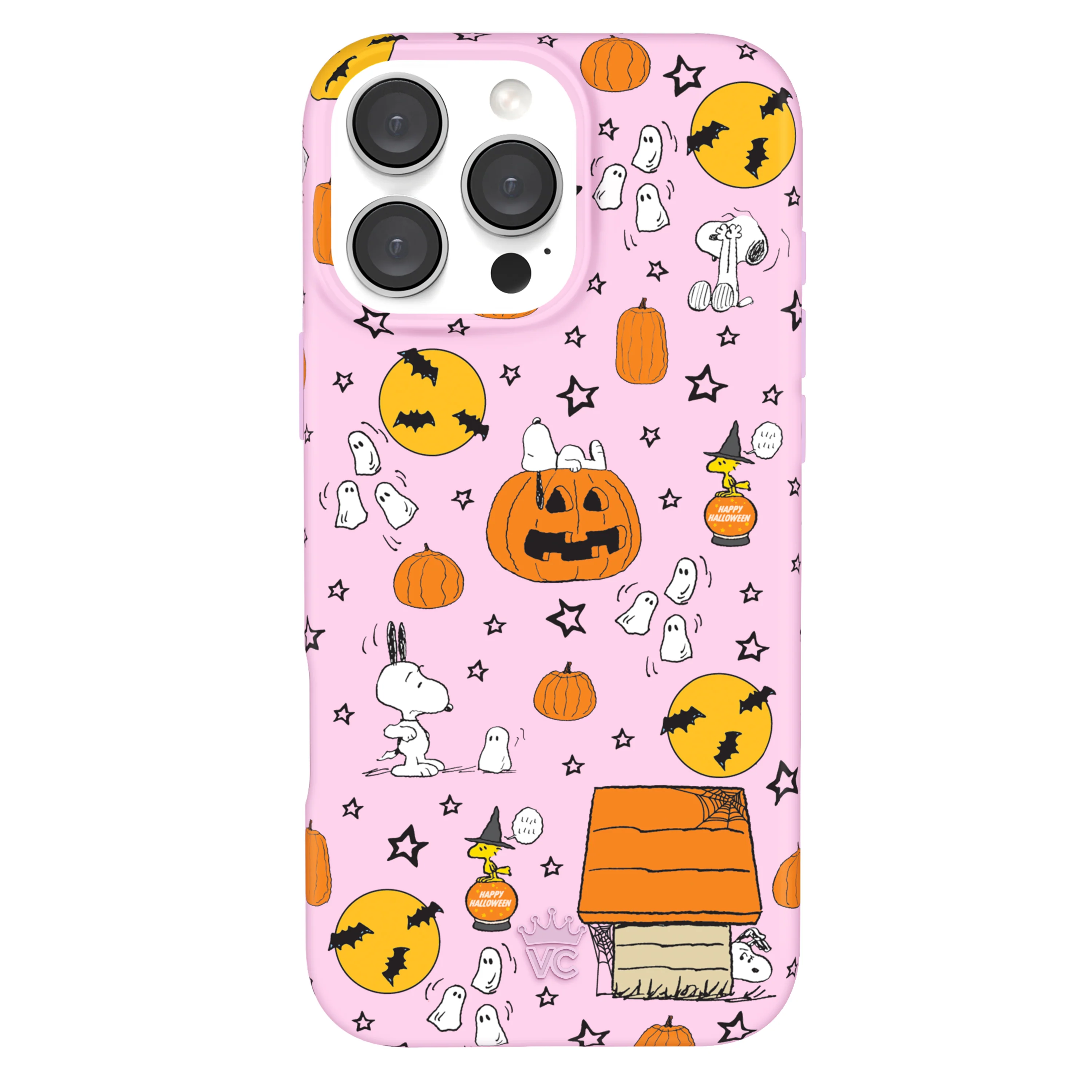 Snoopy Pink Pumpkins iPhone Case - Image 6