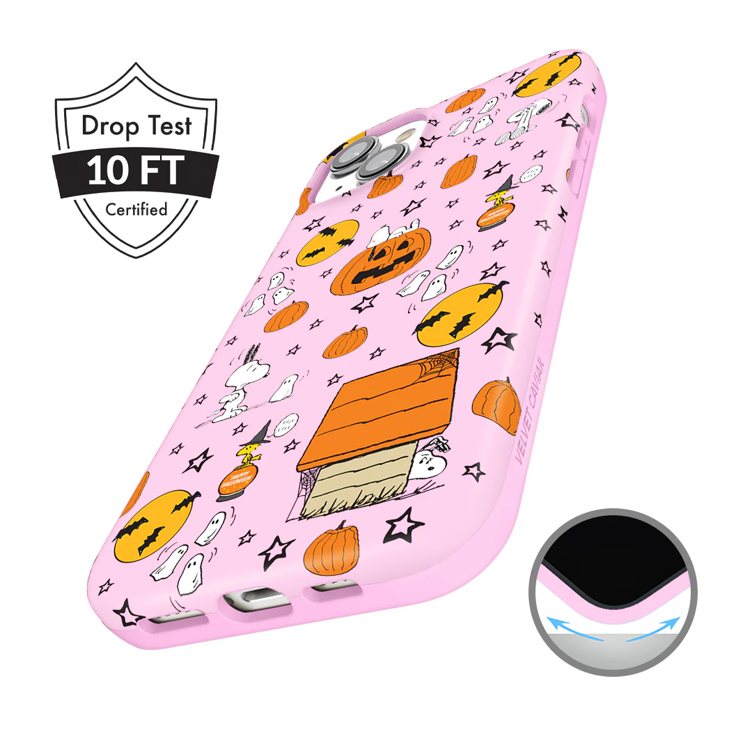 Snoopy Pink Pumpkins iPhone Case - Image 89