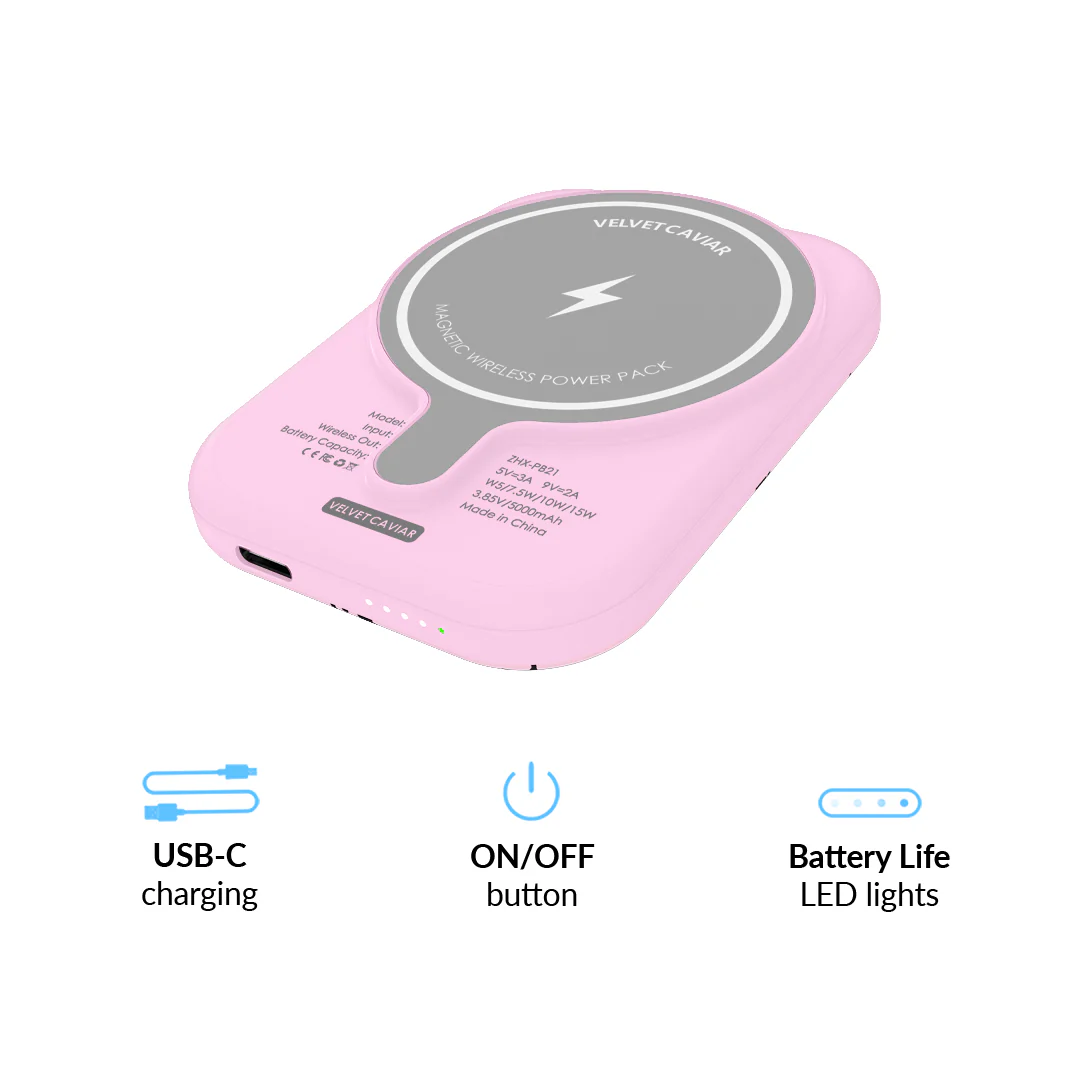 Snoopy Pink Pumpkin MagSafe Battery Power Pack - Image 5