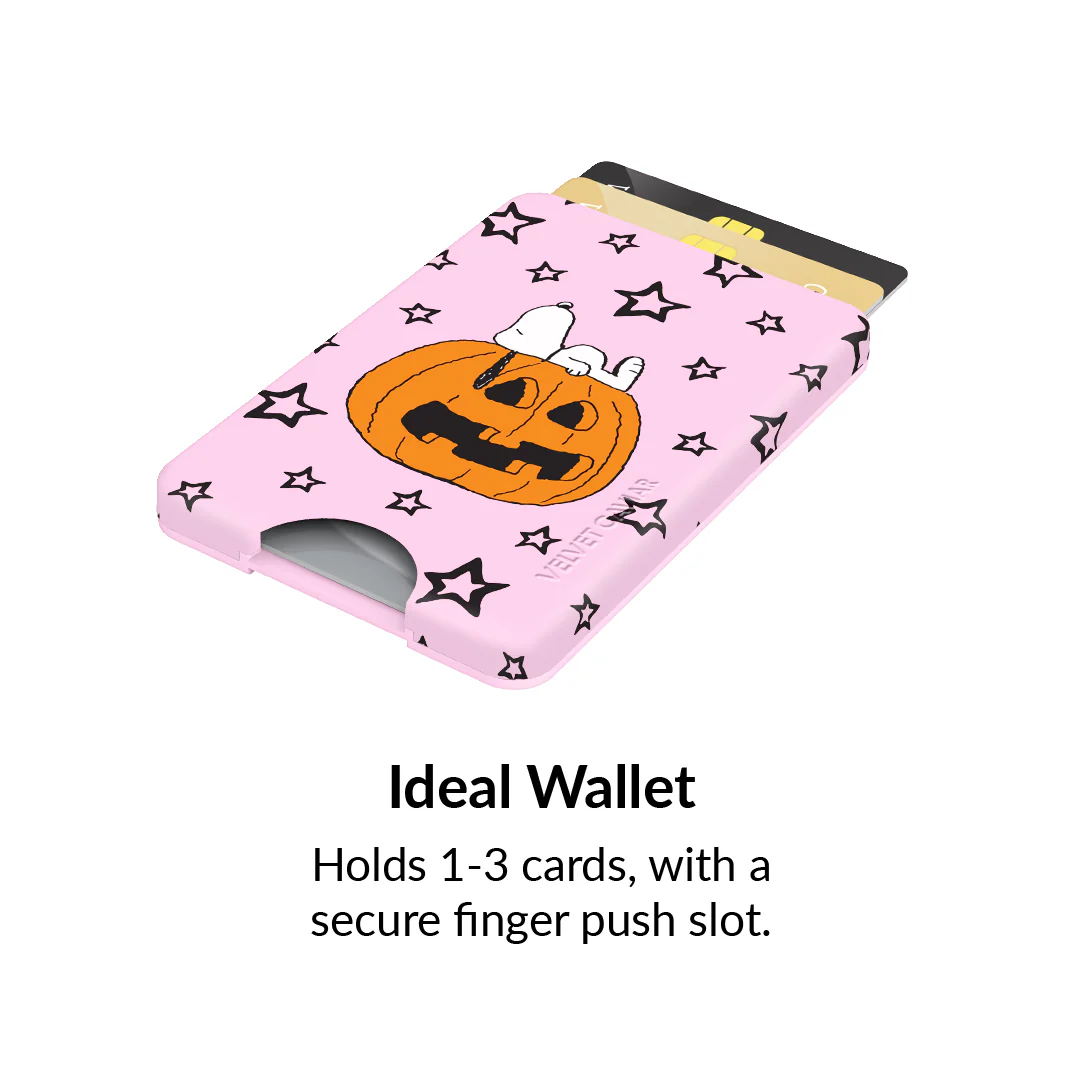 Snoopy Pink Pumpkin MagSafe Wallet - Image 3