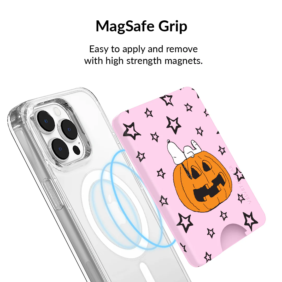 Snoopy Pink Pumpkin MagSafe Wallet - Image 4