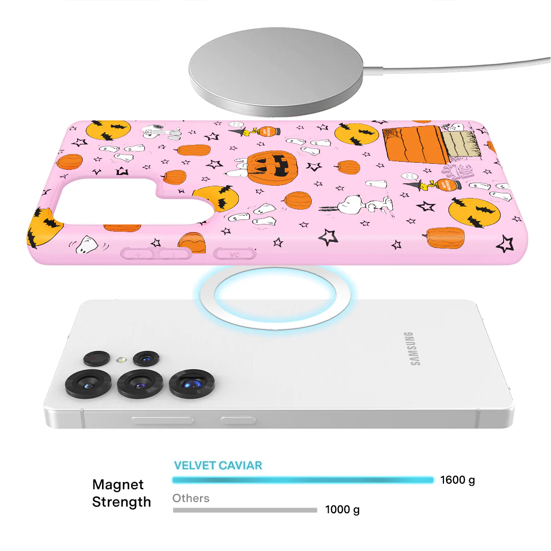 Snoopy Pink Pumpkins Samsung Case - Image 13