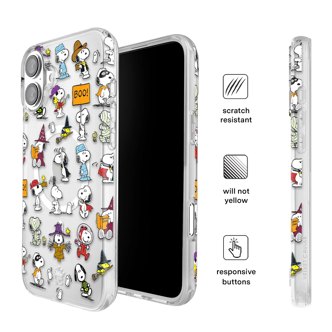Snoopy Spooky Moods iPhone Case - Image 20