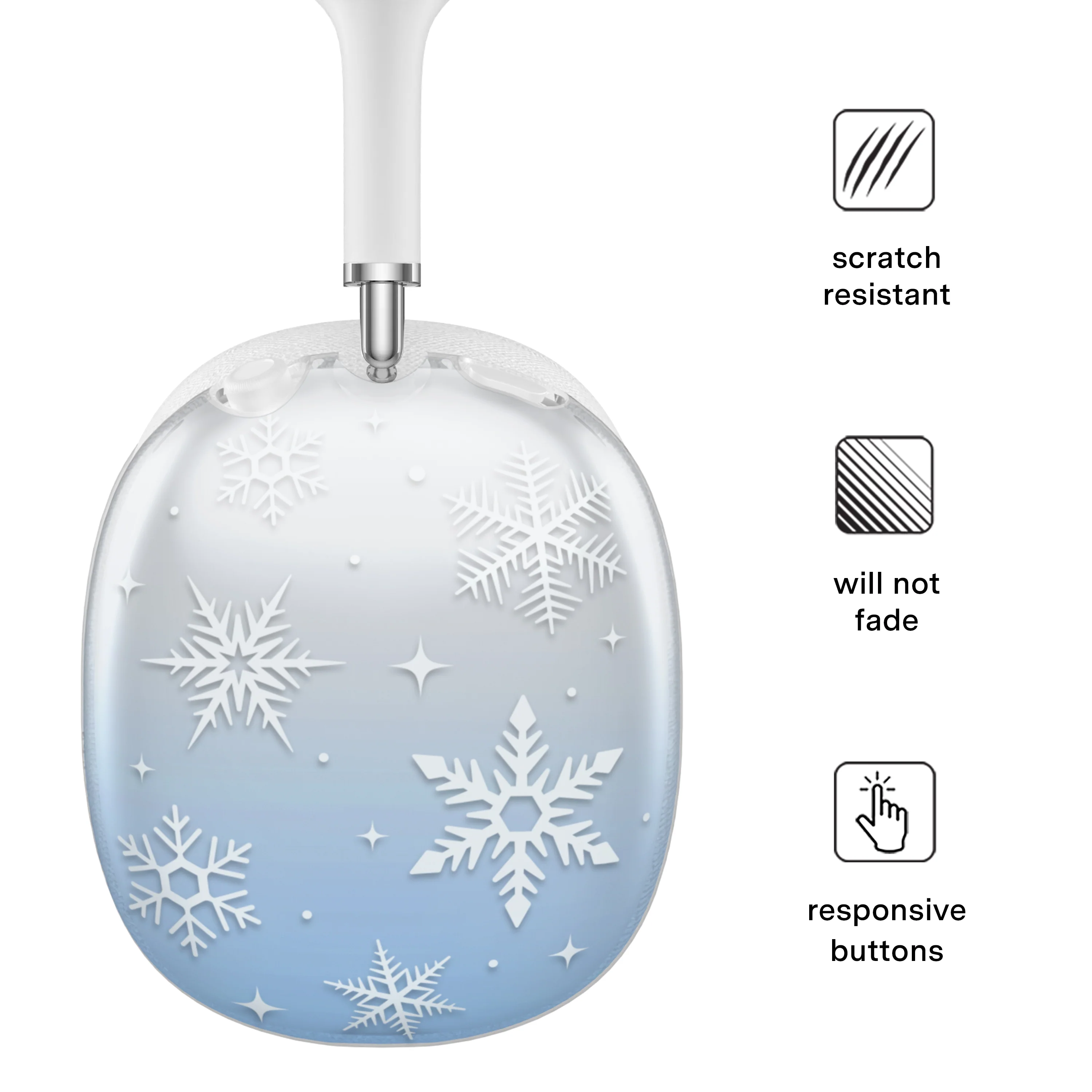 Snow Angel Glitter AirPod Max Case - Image 3